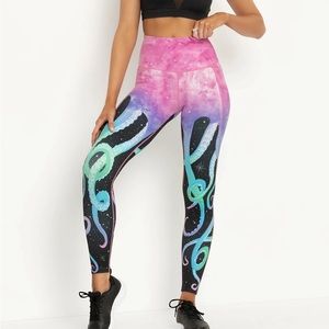 Blackmilk Space Tentacles HW Ninja Pants Leggings Large